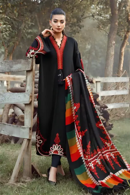 Shop with Namra is offering Dhanak 3PC Embroidered 634 in latest clothing collection 2024