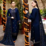 Nam's 3PC Embroidered With Embroidered Shawl-1263 - Image 2