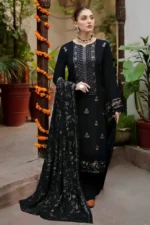 Nam's 3PC Embroidered With Embroidered Shawl-1263 - Image 4