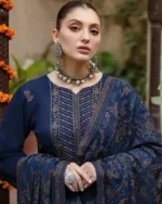Nam's 3PC Embroidered With Embroidered Shawl-1263