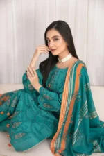 Tawakkal Chikankari Lawn 3PC Embroidered With Printed Dupatta-440 - Image 2