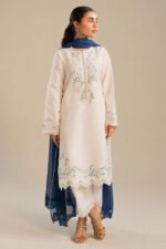 ZARA SHAHJAHAN 3PC Lawn Embroidered Shirt With Chiffon Dupatta-483 - Image 2