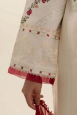ZARA SHAHJAHAN 3PC Lawn Embroidered Shirt With Printed Dupatta-494 - Image 5