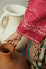 ZARA SHAHJAHAN 3PC Lawn Embroidered Shirt With Printed Dupatta-515 - Image 3