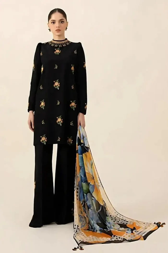 Sapphire Lawn 3PC EMBROIDERED 3PC LAWN-537 - Image 3