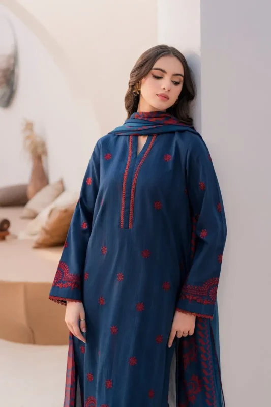 Shop with Namra is offering EMBROIDERED 3PC Lawn 531 1 in latest clothing collection 2024