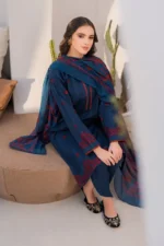 Jazmin Embroidered 3PC Lawn-531 | SWN - Image 3