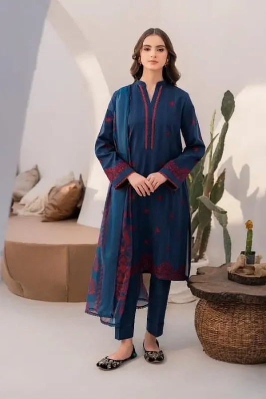 Shop with Namra is offering EMBROIDERED 3PC Lawn 531 3 in latest clothing collection 2024