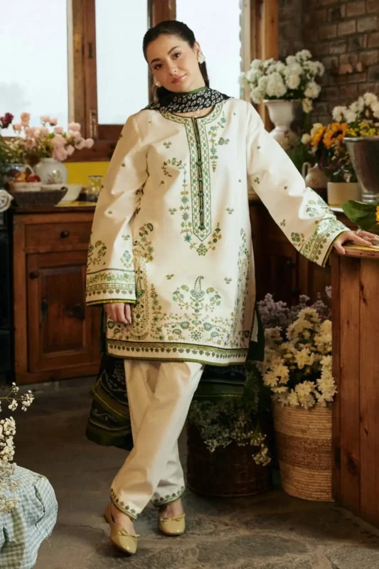 Shop with Namra is offering Embroidered 3PC LAWN 488 1 in latest clothing collection 2024