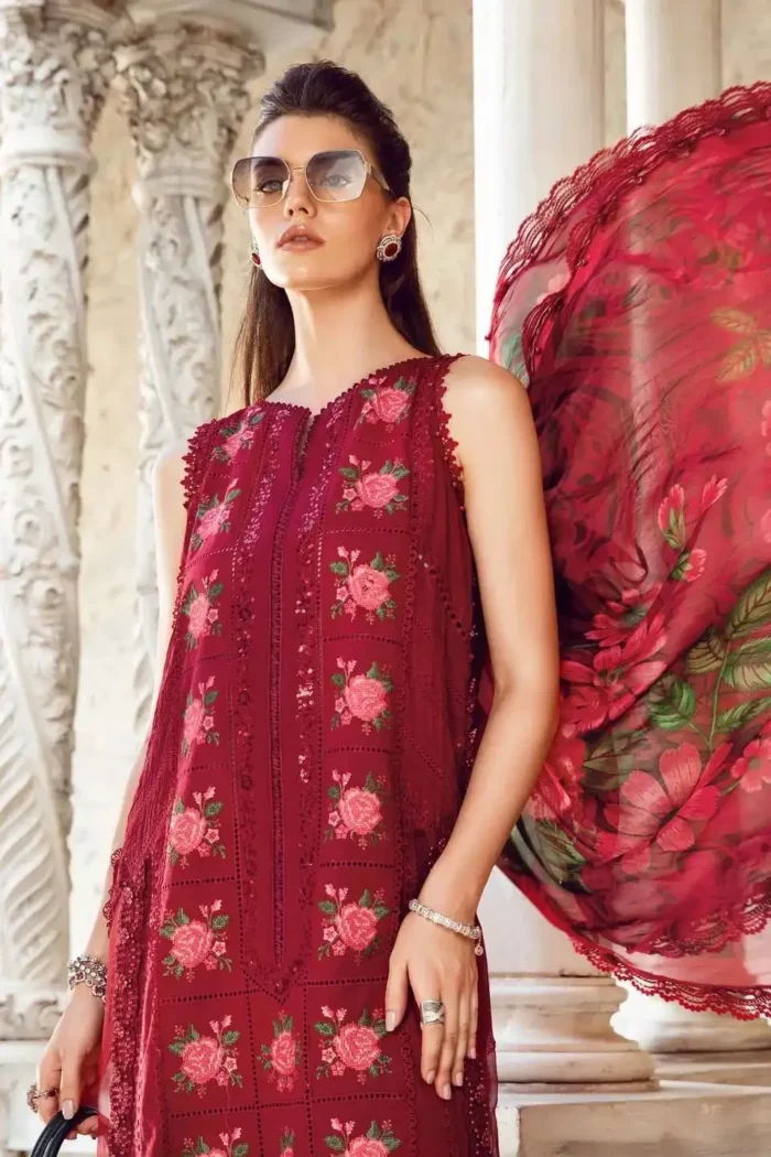 Embroidered 3PC LAWN-518 (2) Zara Shahjahan Embroidered 3PC LAWN-518 - Image 2