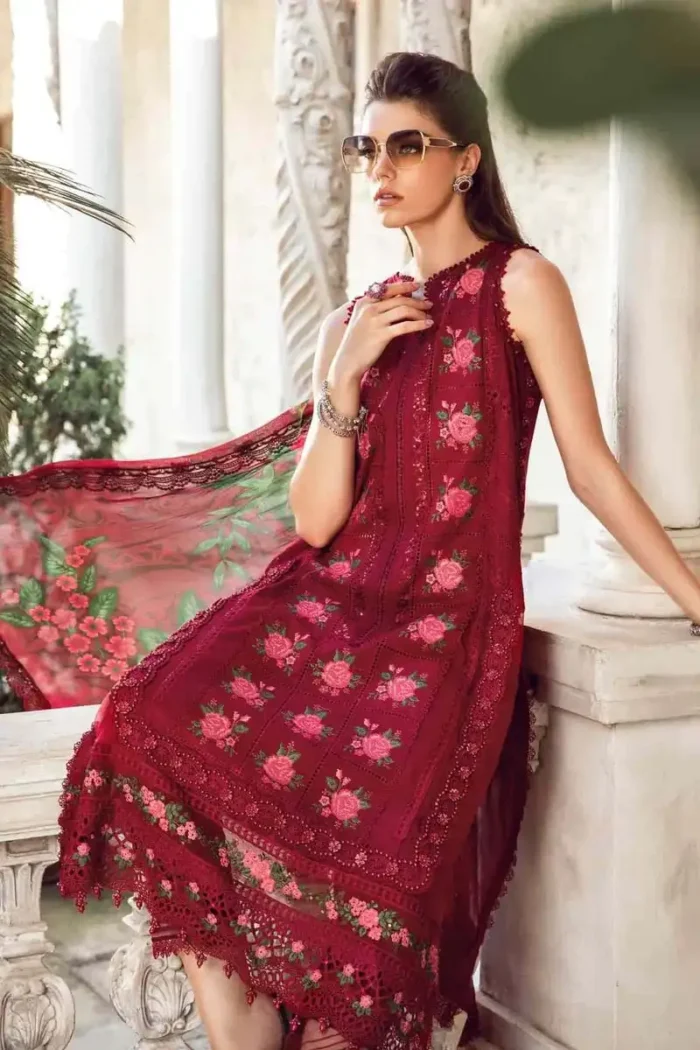 Embroidered 3PC LAWN-518 (3) Zara Shahjahan Embroidered 3PC LAWN-518 - Image 3