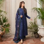 Nams EMBROIDERED 3PC Lawn-530 | SWN