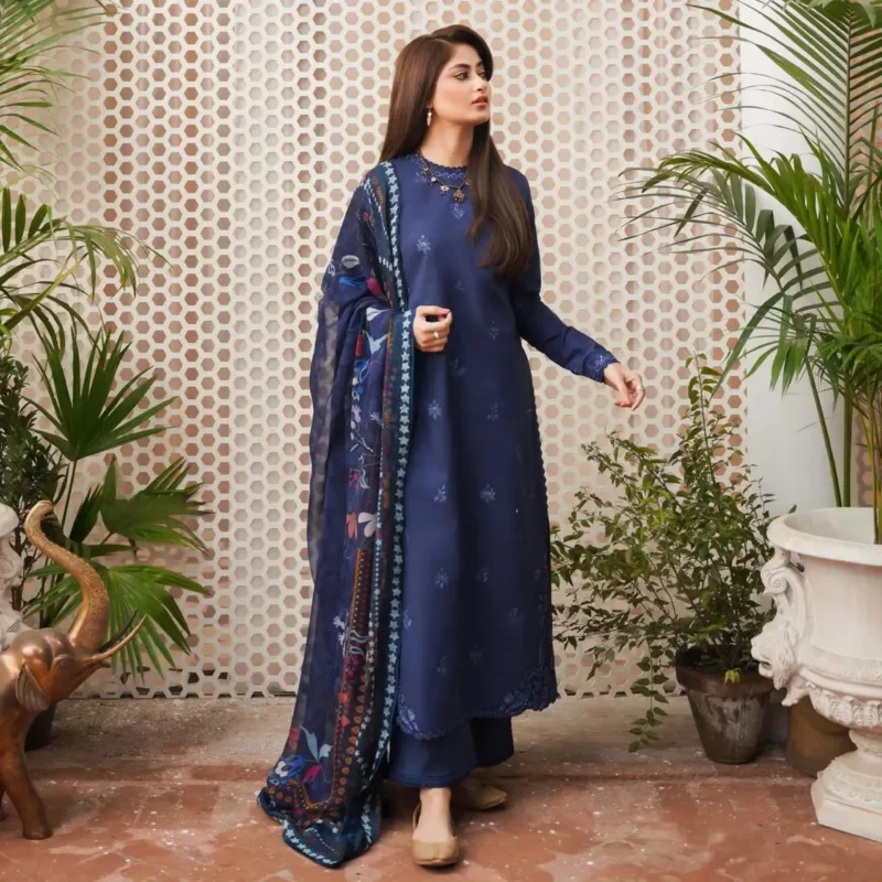 Shop with Namra is offering Embroidered LAWN 3PC 530 1 in latest clothing collection 2024