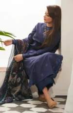 Nams EMBROIDERED 3PC Lawn-530 | SWN - Image 4